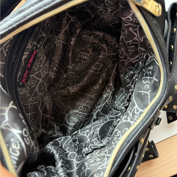 Betsey Johnson Bow Studded Bag - Picture 9 of 15